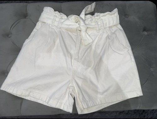 White denim high waisted - white,
