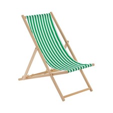 Folding Wooden Deck Chair -