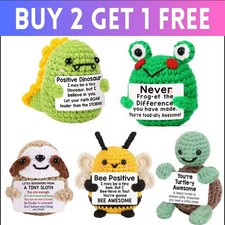 Funny Positive Potato Animal Gift Handmade Crochet Animal Cute Emotional Support