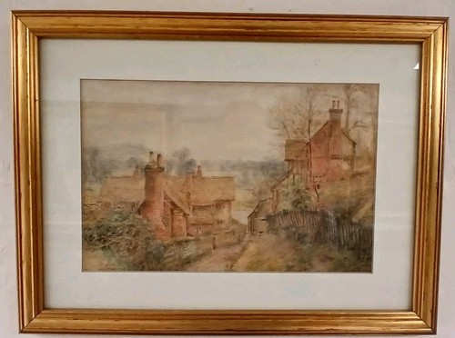 Antique original watercolour - antique,