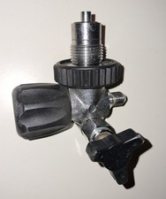 SCUBA tank filling valve