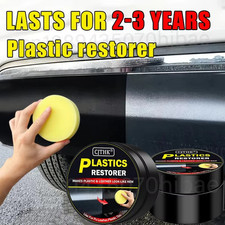Car Plastic Restorer Back To Black Gloss Plastic Renovator Longlasting Coating