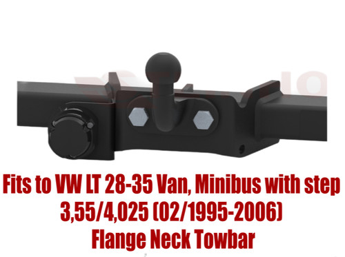 Flange neck tow - bar, vw