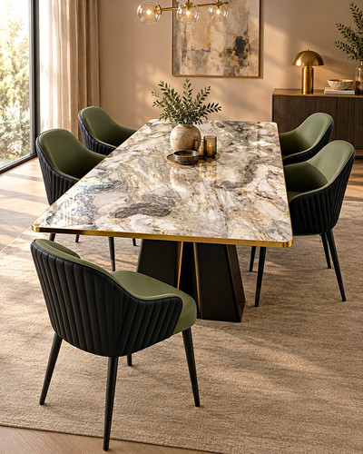 Piece modern rectangular - 5-piece,