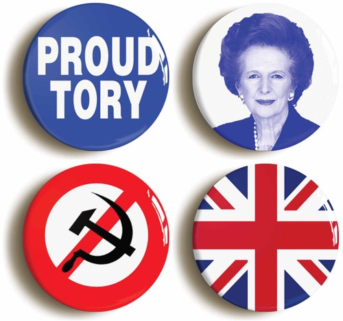 Proud tory conservative badge - proud,