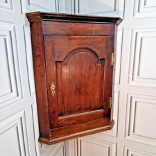 Antique Oak Corner Cabinet