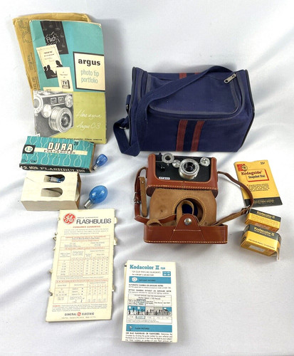 Vtg argus 35mm camera model - camera,