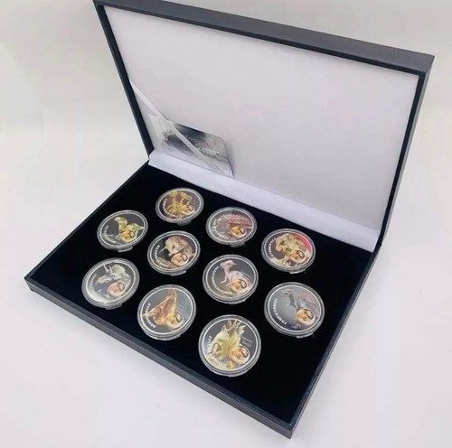 Dinosaur x10 silver plated - dinosaur,