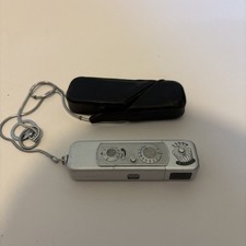 Minox Wetzlar Minature Spy Camera 15MM 3.5 LENS W/ LEATHER CASE Germany