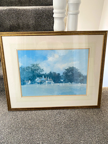Two framed prints - , of