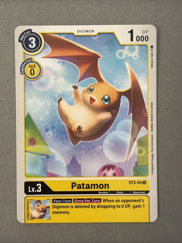 Digimon tcg patamon st3 - digimon,