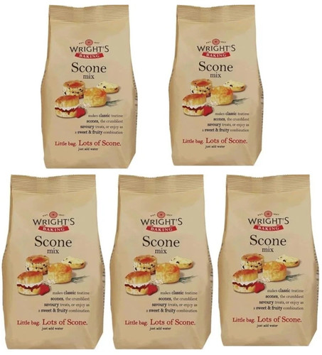 Wrights scone mix 5x500g - scone,