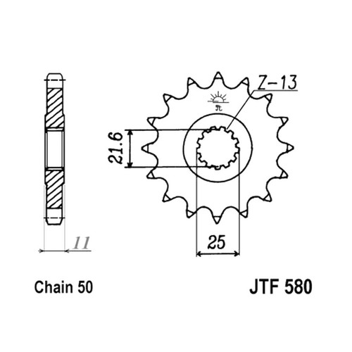 Sprocket 17 cushioned - jt,