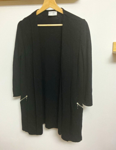 Wallis black open waterfall - black,