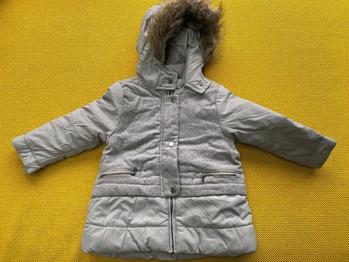 Zara girls grey padded - girls,