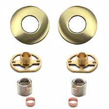 NEW Brushed Brass Gold Round