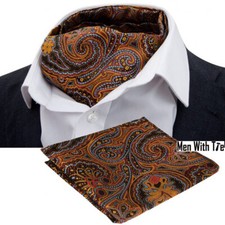 (LJA10) Orange Gold Floral