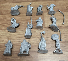 12x Lead Figures Fantasy Dungeons Dragons Unpainted Figures Ral Partha Bundle