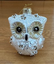 LARGE SNOWY OWL CHRISTMAS TREE