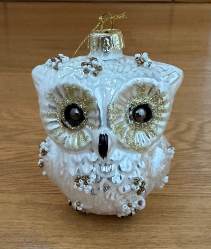 Large snowy owl christmas - snowy,