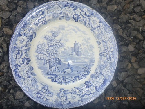 Antique 19thc blue - 19thc, white