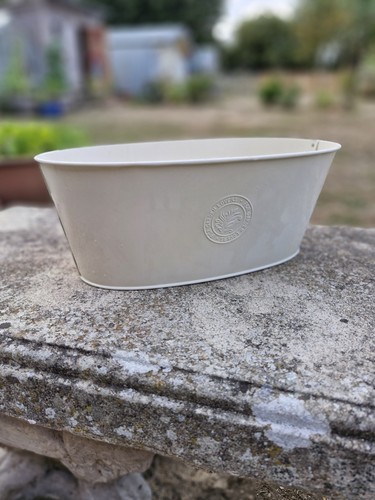 Lovely cream enamel storage - a,