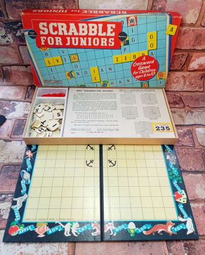 Vintage scrabble for juniors - scrabble,