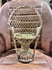 Vintage Rattan Wicker Dolls