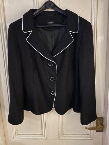 Hobbs jacket with white piping - jacket,