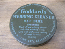 WW2 tin of RAF webbing equipment cleaner, Air Ministry reference 23/284, blanco