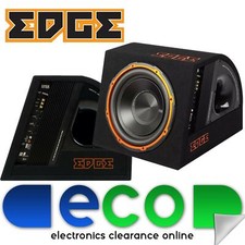 EDB 10A 750 Watts Car Active Amplified Sub Subwoofer Bass Box Enclosure + Wiring