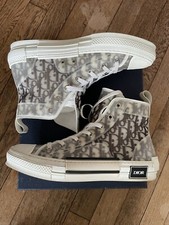 Dior Homme B23 Oblique Black And White Hi Top￼Trainers EUR 43.5 UK 9.5 US 10.5