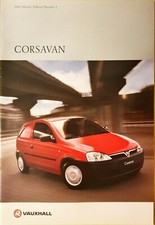 Vauxhall CorsaVan Brochure 2002