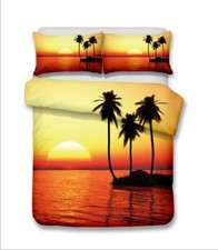 3D Seaside Duvet Cover Set