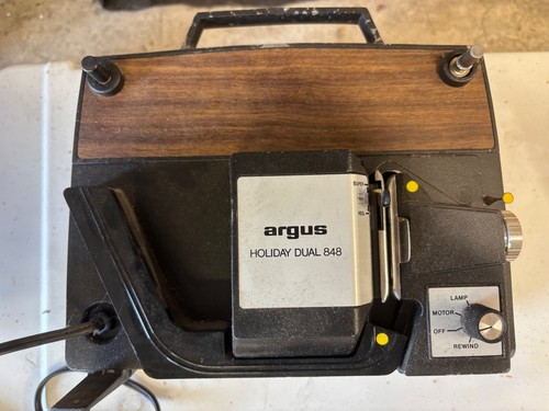 Vintage argus movie projector - movie,