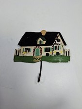 Vintage Hook Cottage Keys Dog Leads Cottagecore Folk Art
