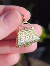 Vintage 9ct Gold Handbag Charm