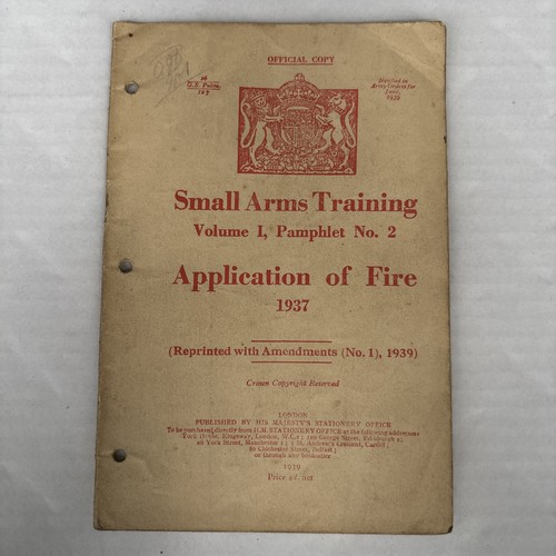 Original small arms - arms, training