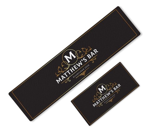 Personalised bar runner - runner, with