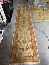 2.5ft x 10ft Runner Chobi Ziglar Handmade Afghanistan Rug UK EBAY SELLER