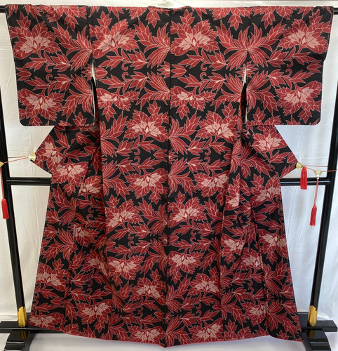 Japanese vintage kimono silk - japanese,