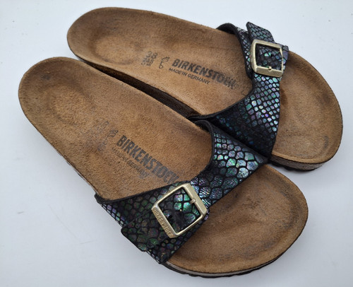 Birkenstock madrid shiny snake - shiny,