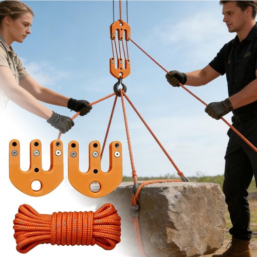 Pulley hoist with strap - pulley,