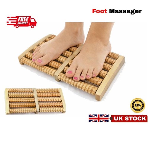 Roller wooden foot massager - foot,
