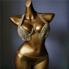 Vacation New Style Rhinestone Bikini Women Swimwear Diamond Bling Bathing Suit