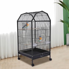Black Large Bird Cage wit