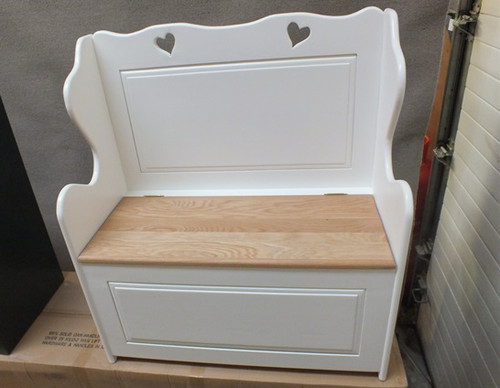 3ft painted monks bench oak - 3ft,