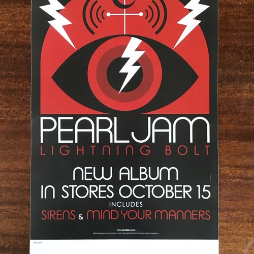 Pearl jam rare dbl sided - rare,
