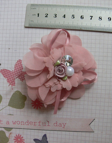 Organza layers musk - organza, 8cm
