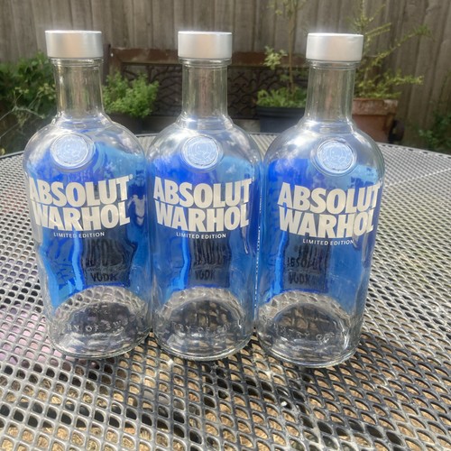 Absolut warhol 700ml empty - 3, x